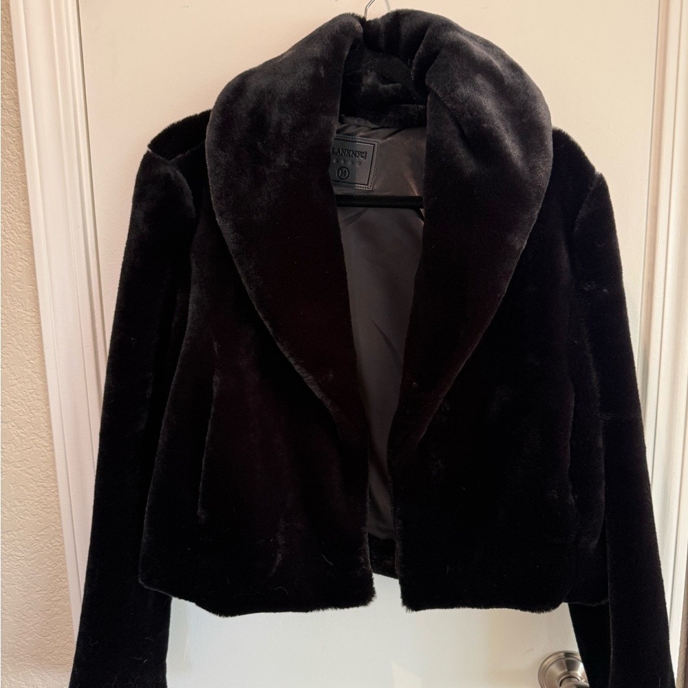 Blank NYC Faux Fur Jacket - Size Medium